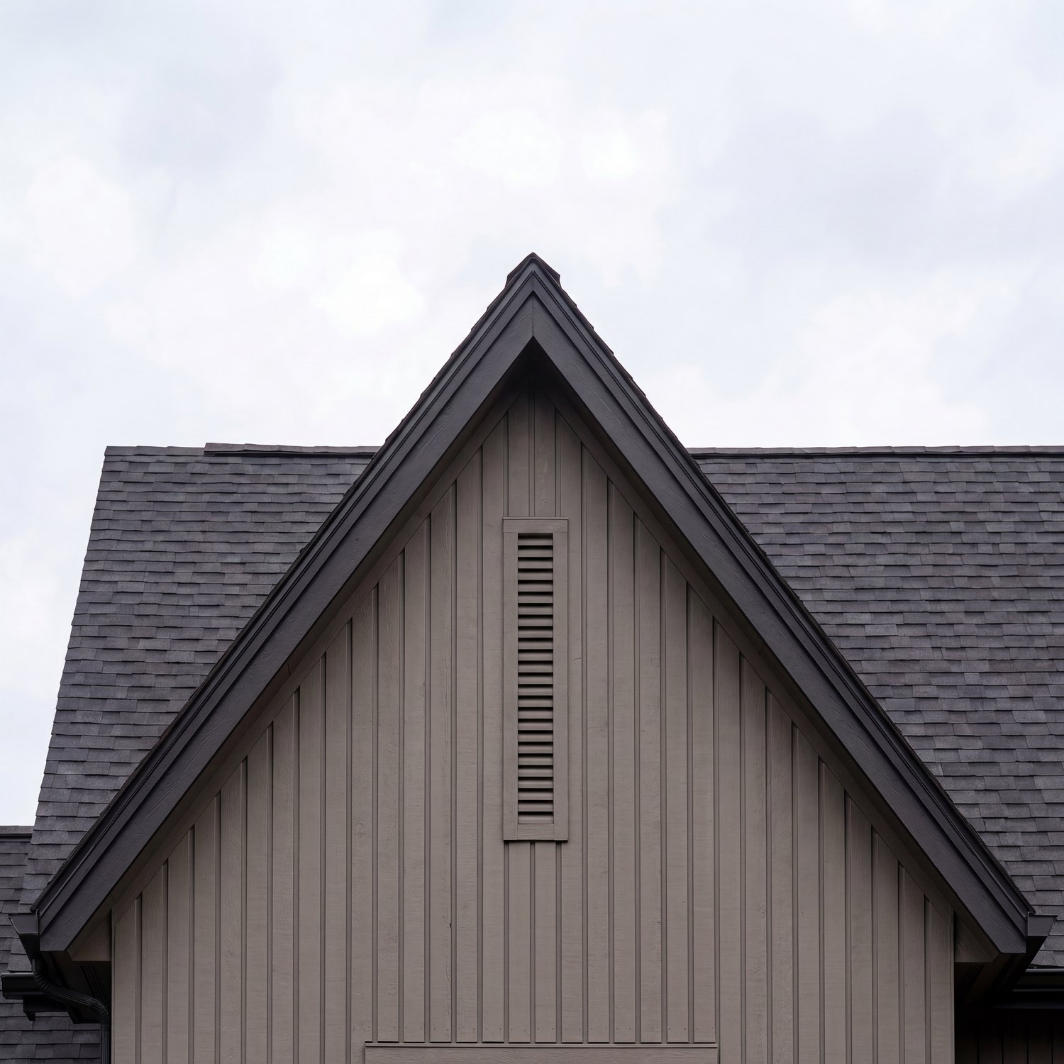 Gable roof detail